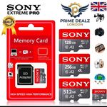 Sony Micro SD Card 2TB 512GB 256GB 1TB Extreme Pro Memory Card For Phone Camera