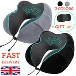 Memory Foam U Shaped Travel Pillow Neck Support Soft Head Rest Plane Car Cushion