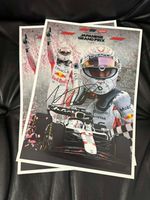 Max Verstappen signed great poster  2025 Japanese GP Winner Proof RARE