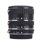 Auto Focus Extension Tube Set For Canon EF EF-S Macro Close Up Lens UK Seller