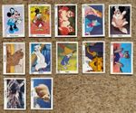 12 DIFFRENT  TY-PHOO TEA,  WONDERFUL WORLD OF DISNEY CARDS, ISSUED 1975
