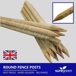 Round Fence Post | 1.65m x 75mm | 10 Pack