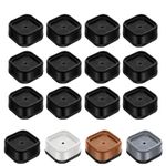 shouwuhho 12 Pack Furniture Risers Adjustable Bed Risers Heavy Duty Lifts Height