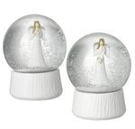 White Angel Snowglobe 10x12cm - 2 Assorted 1 Sent