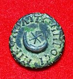 Septimius Severus AE Assarion Nicopolis AD 193-211, STAR & CRESCENT, MINT STATE!