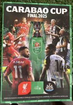 * 2025 CARABAO CUP FINAL - NEWCASTLE UNITED v LIVERPOOL - Match Programme (NEW)