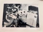 Pete Townshend The Who Destroying Fender Guitar Pres Photo 10x8 COA