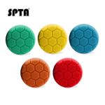 SPTA 5x 3 inch (80mm) Hex Logic Polishing Foam Pads Kit for DA/RO/GA Polisher
