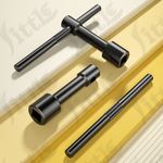 Lathe Wrench Allen Square Drive For Tool Post Chuck Socket Female Square 8-20mm