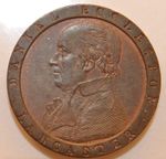 1794 English Token - 1/2 penny - Lancashire - Daniel Eccleston - DH 58   lot 114