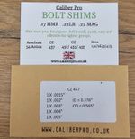 CZ 457 BOLT SHIMS & HEADSPACING