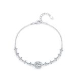 0.8ct Lab-Created Round Shape Diamond Test Pass Bracelet VS1/D/Excellent