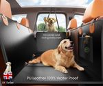 Waterproof Dog Car Seat Cover Hard Bottom Back Seat Protector Universal Fit