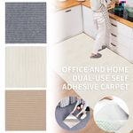 Self Adhesive Carpet Tiles 30x30cm & Plush 60x60cm Non Slip Floor Squares UK