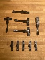Brass Window Fastener, Matt Black Finish, 5 Piece