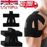 Precut Kinesiology Shoulder Tape Waterproof Elastic Support Pain Relief 1-10PCS 