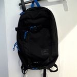 Decathlon 15L Black/Blue Hiking/Winter Sports/Ski Backpack with Safety Belt