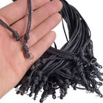 Black Hemp Cord Pendant Necklace Chains Chokers String Knot Ropes Bulk Wholesale