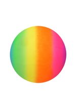 HENBRANDT Rainbow PVC Inflatable Ball 25cm Vibrant Multicolour Play Ball for