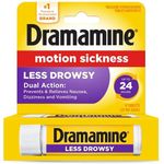 Dramamine Less Drowsy Motion Sickness Relief | 8 Tablets | UK Stock EXP 04/2027
