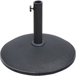 Ram 10kg Concrete Round Umbrella Parasol Base Weight Stand Patio Outdoor Black