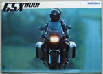 SUZUKI GSX1100F Motorcycle Sales Brochure Sept 1987 Ref 99999-A1890-1J1