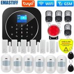 NEW Tuya WIFI W9B Alarm System for Home Burglar Security 433Mhz Wifi GSM Alarm W