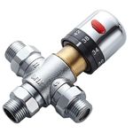 Copper Thermostatic Mixing Valve for Precise Hot and Cold Water Regulation