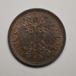1895 Austria 1 Heller