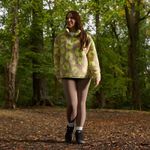 OHS Leopard Half Zip Jacket Teddy Fleece Winter Jumper Pullover Sweatshirt