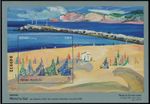Spain 2024 Edifil 5734 Stamp ** HB Playa de Fuenterrabia Painting Menchu Gal