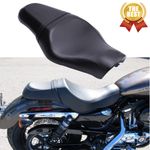 Two Up Driver Passenger Seat For Harley Davidson Sportster XL 883 1200 SuperLow