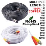 BNC DC POWER CAMERA EXTENSION CABLE CCTV SECURITY CAMERA DVR VIDEO RECORD LEAD