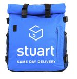 Stuart Blue Thermal Food Delivery Backpack (Good for Deliveroo, JustEat, Uber)