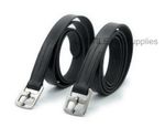 LEATHER STIRRUP LEATHERS BLACK BROWN STRONG FOR ADULT AND CHILD