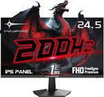 Minifire 25 Inch Gaming Monitor, 180Hz/200Hz Gaming Monitor, IPS, 1Ms, FHD 1080P