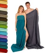 2X Extra Large Super Jumbo Bath Sheets 100x200 cm Egyptian Cotton XXL Big Towels