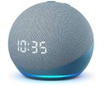 Amazon Echo Dot (4th Gen.) Smart Speaker - Twilight Blue with Clock