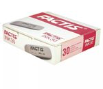 FACTIS INK 30 Ink Erasers Box of 30 Hard & Abrasive For Difficult Marks