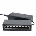 24V 72W 8 Ports 6 PoE Passive PoE Switch Injector for UBNT AP UAP AC LITE LR