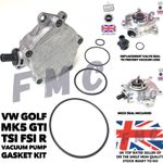 VW GOLF MK 5 2.0T GTI FSI R TFSI Vacuum Pump Gasket Seal Kit Volkswagen MK6 
