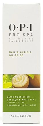 OPI Pro Spa Cuticle Oil To Go 7.5ml | Travel Size | Nourishing | Leak-Proof Tube