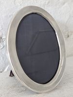 Vintage Solid Silver Oval Frame - Sheffield 1979
