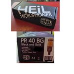 Heil PR 40 Microphone Black and Gold Edition