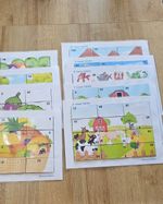 Multiplication Puzzles 2-10 Activity Board Educational Toy Math Game for Kids