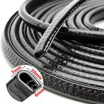 10M Car Door Boot Edge Protector Strip Trim U Shape Guard Seal Rubber Black