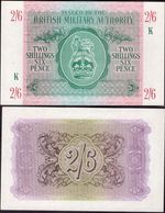 British Armed Forces. Halfcrown (1943) (WPM M3) K=Algeria/Morocco  EF