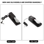 Sustain Pedal With Cable Foot Pedal Compatible With All Electronic Keyboards CUT