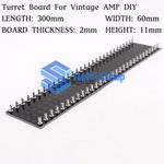 30x2 300x60x2mm Hole Strip Terminal Turret Board 4 Vintage Tube Guitar Audio AMP