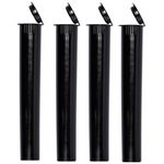4 x Pop Top 120mm Plastic Smell Proof Storage Tube